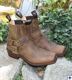Sendra Stiefelette Mad Dog Tang Lavado Blues Braun