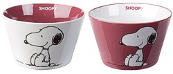 Snoopy 2er-Set M�slischale Fr�hst�ck-Schale je 500ml