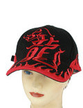 Baseball Cap Basecap gesticktes Motiv Rote Zeichen