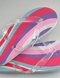 Freizeit- Badesandalen Regenbogen