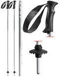 LEKI Ski-St�cke Vista Silber Wei�
