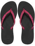 REEF Damen Sandalen Sandels GINGER Schwarz Pink