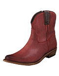 Sancho Boots Stiefelette Boston Rot Jeans Look Damen