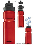 SIGG Trinkflasche 0.75 l Wide Mouth Sport Rot