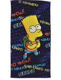 Simpsons BART Strandtuch Handtuch Badetuch WHO WANTS TO KNOW