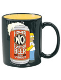 Simpsons Homer Kaffee Tasse No Function without Beer