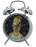 Simpsons Wecker Metall HOMER DUFF BEER Silber