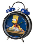 Simpsons Wecker Metall Bart Blau