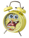 Spongebob Schwammkopf Wecker Uhr Metall Motiv Gr. Augen