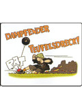 Wilde Kerle Deko Haftpin - Dampfender Teufelsdreck
