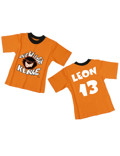 Wilde Kerle T-Shirt ORANGE mit Wunsch-Name und Nummer