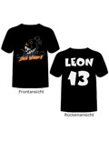 Wilde Kerle T-Shirt SEI WILD mit Wunsch-Name und Nummer