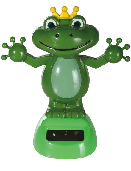 Solarfigur Figur Hund Gromit Solar Dekofigur der Kult-Hund Tanzend Wackel-Figur