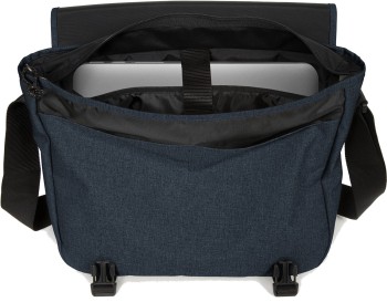 Eastpak Schulter- Umhängetasche Notebookfach »Delegate Plus« Triple Denim Blau