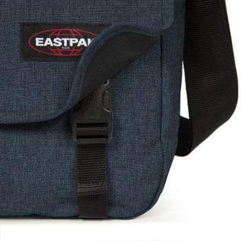 Eastpak Schulter- Umhängetasche Notebookfach »Delegate Plus« Triple Denim Blau