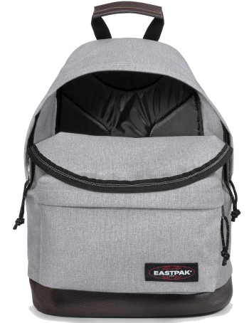 Eastpak Rucksack mit Lederboden »Wyoming« Sunday Grey Grau