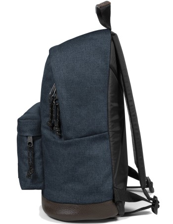 Eastpak Rucksack mit Lederboden »Wyoming« Triple Denim Blau