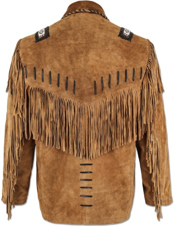 Stars & Stripes Lederjacke »BUFFALO« Braun