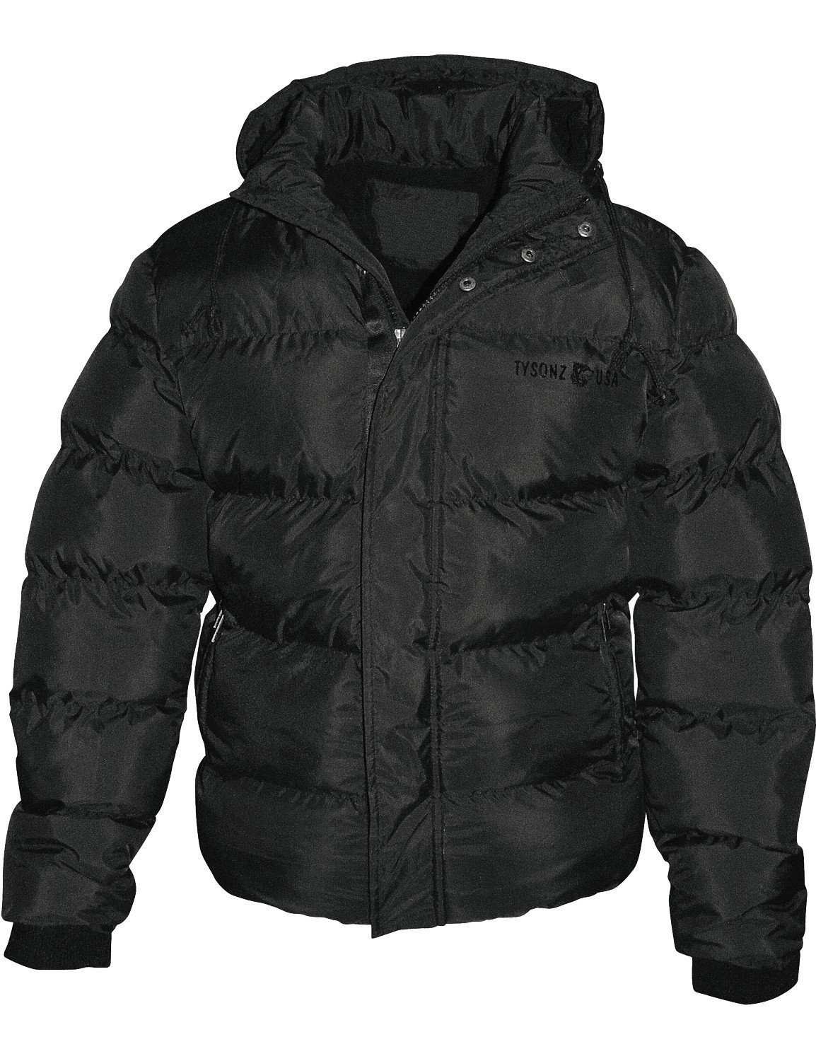 Daunenjacke »Aspen« Winterjacke mit Kapuze Schwarz