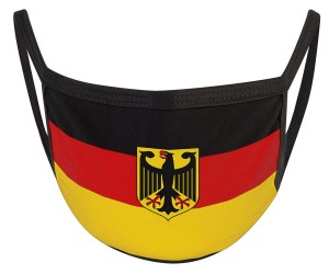 Mund Nasen Maske 2lagig »Deutschland mit Adler«