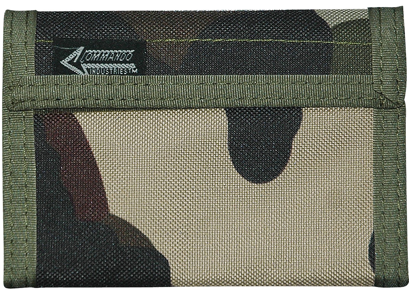 Geldbeutel Geldbörse Klettverschluss Nylon Camouflage Woodland