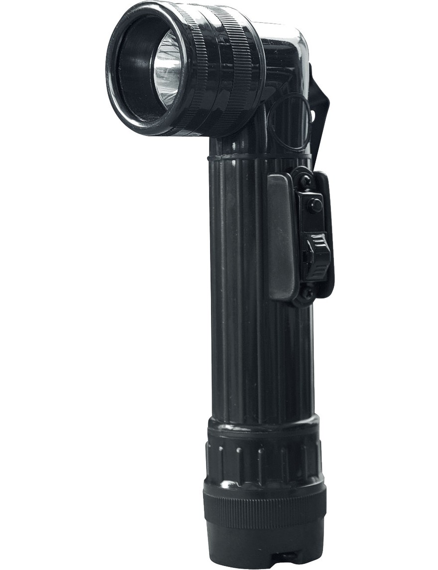 Winkel-Taschenlampe Schwarz