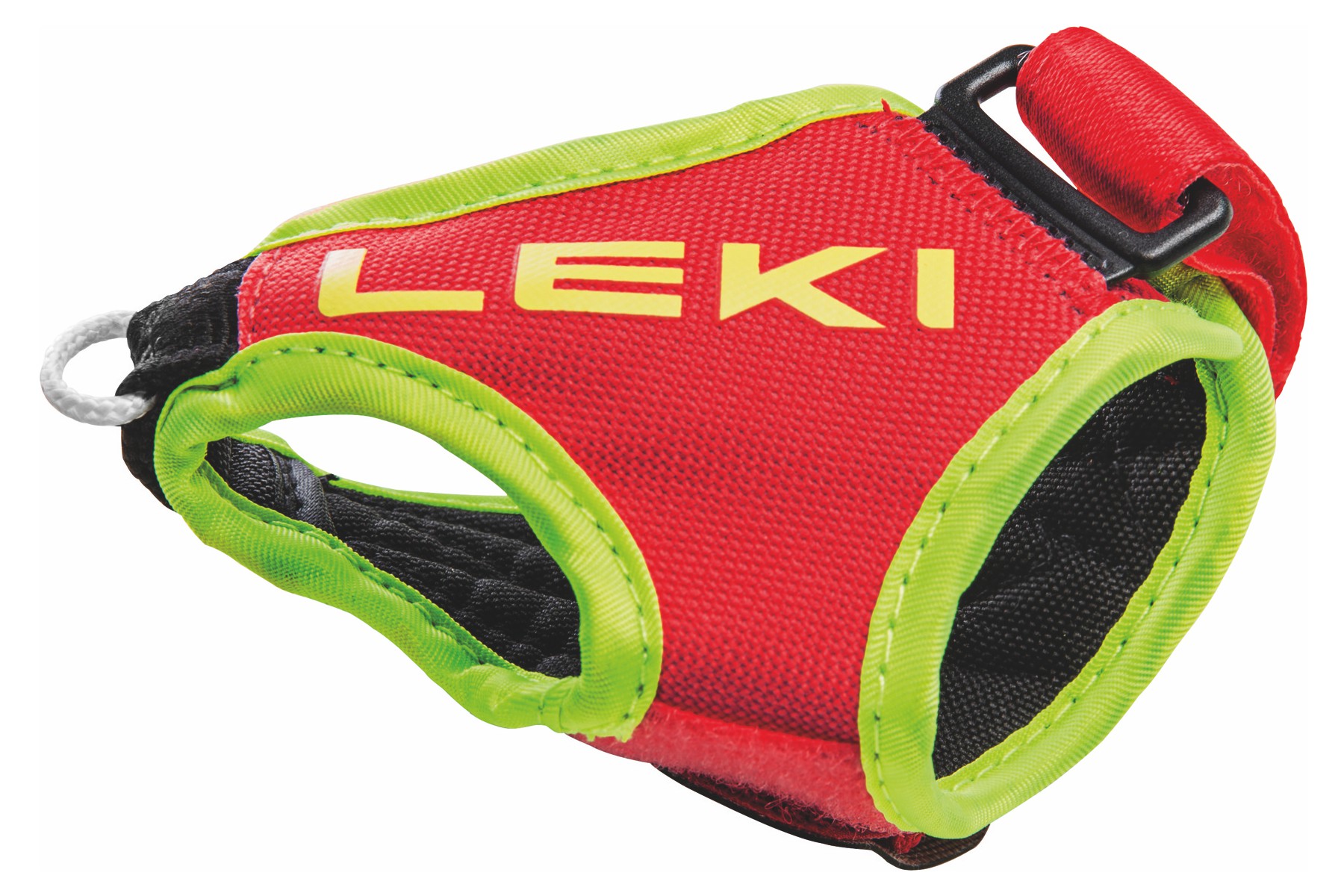 LEKI Ski Alpin Schlaufe »Shark Frame Strap« Rot Neongelb Gr.S-M-L (1 Paar)