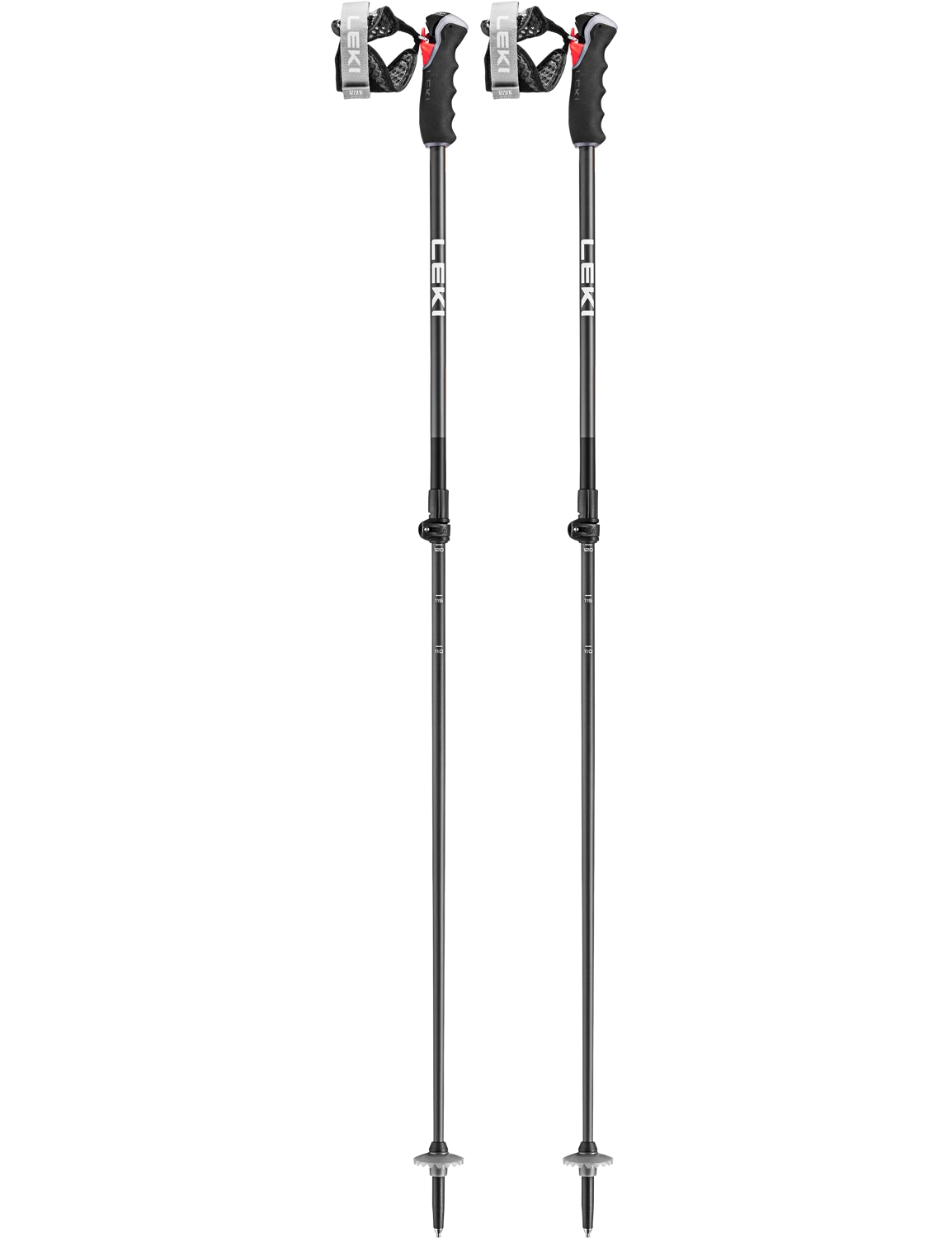 LEKI Skistöcke »Peak Vario« Alpin Trigger 3D Alu Carbon Schwarz