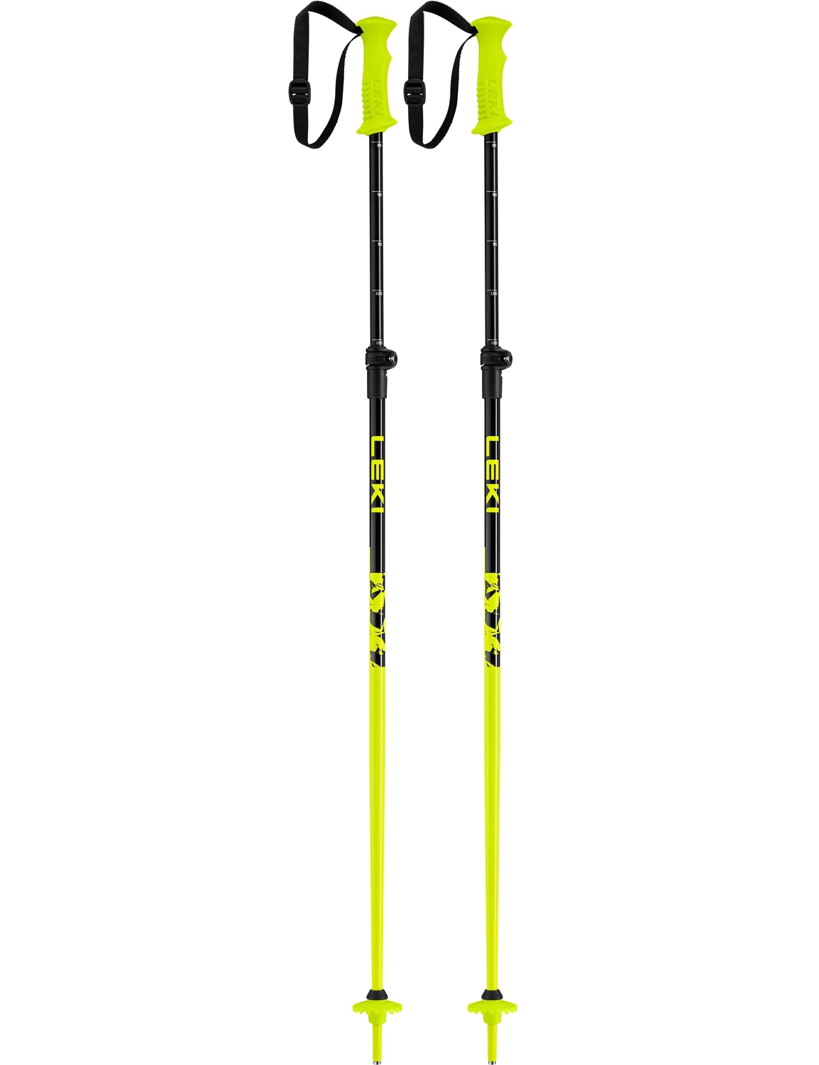 LEKI Kids Junior Skistöcke »Rider Vario« Alu Schwarz