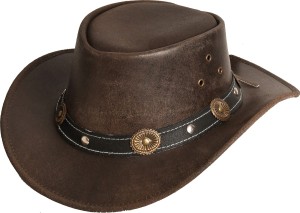 Rugged Earth Leder Westernhut Cowboyhut »Reno Kids Hat« Brown Braun