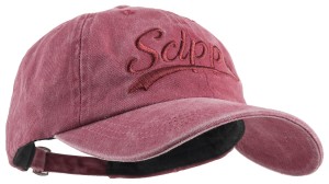 Scippis Baseball-Cap »Scippis Schriftzug« Burgund