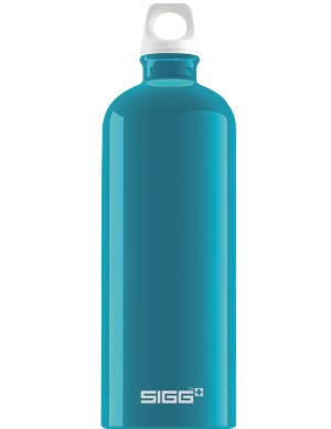 SIGG Trinkflasche 1.0 l ALU »Traveller« Fabulous Aqua Blau