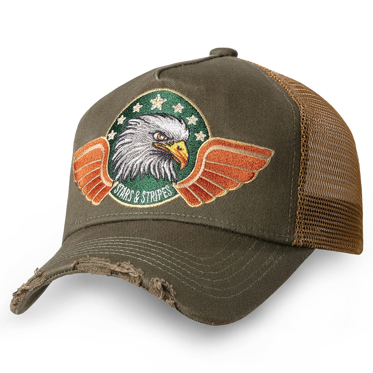Stars & Stripes Basecap Truckercap Cap »Eagle«