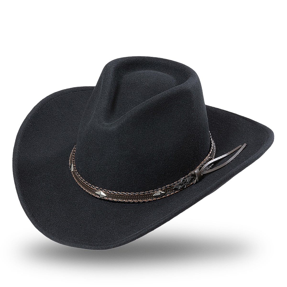 Stars & Stripes Wollhut »DALLAS« Schwarz