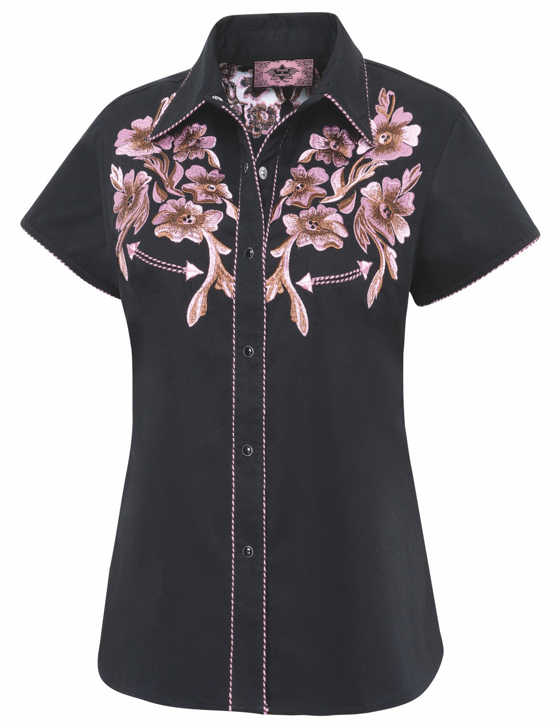 Stars & Stripes Damen Westernbluse »LeAnn«