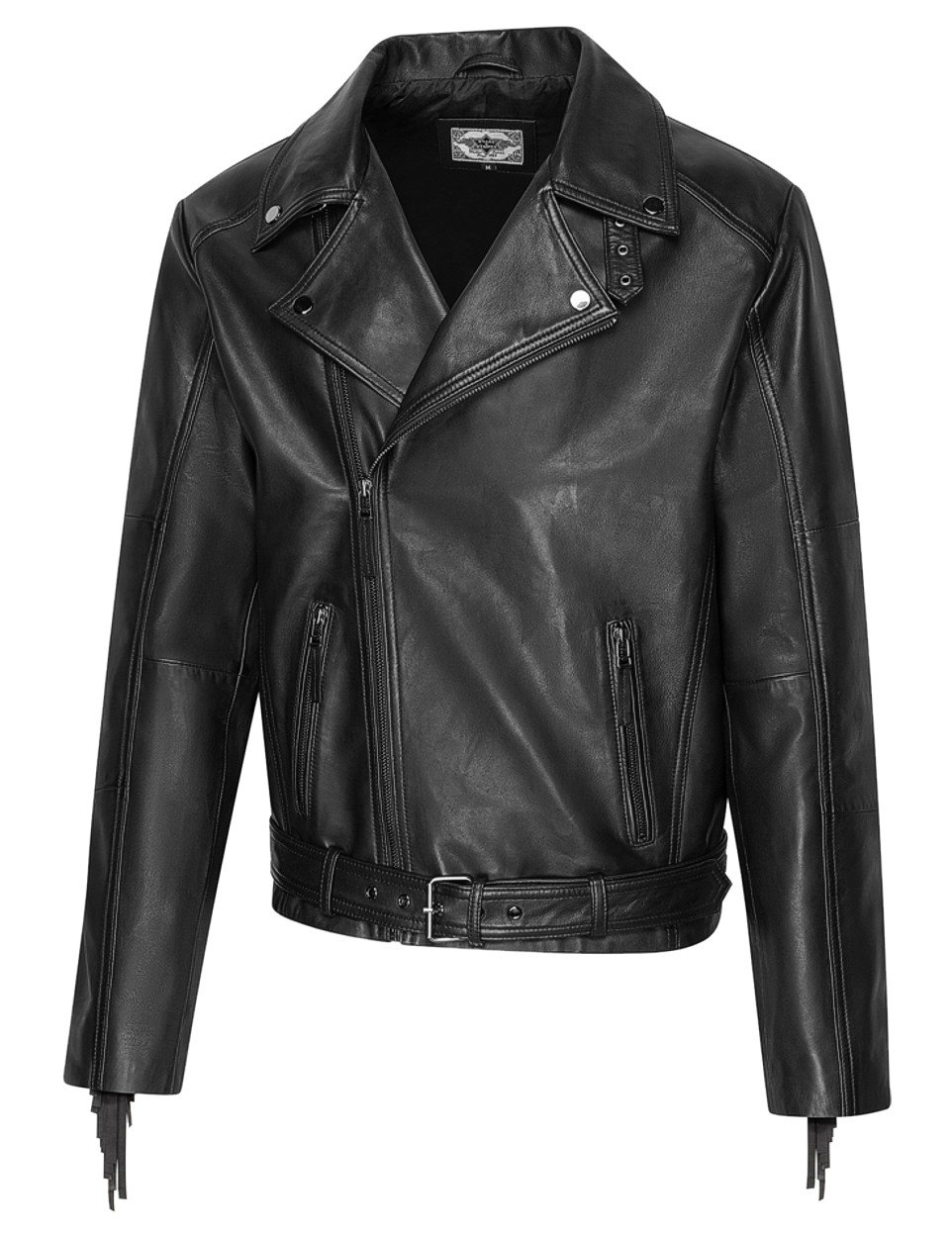 Stars & Stripes Western Biker Fransenjacke Flieger-Design Nappaleder »LIAM«