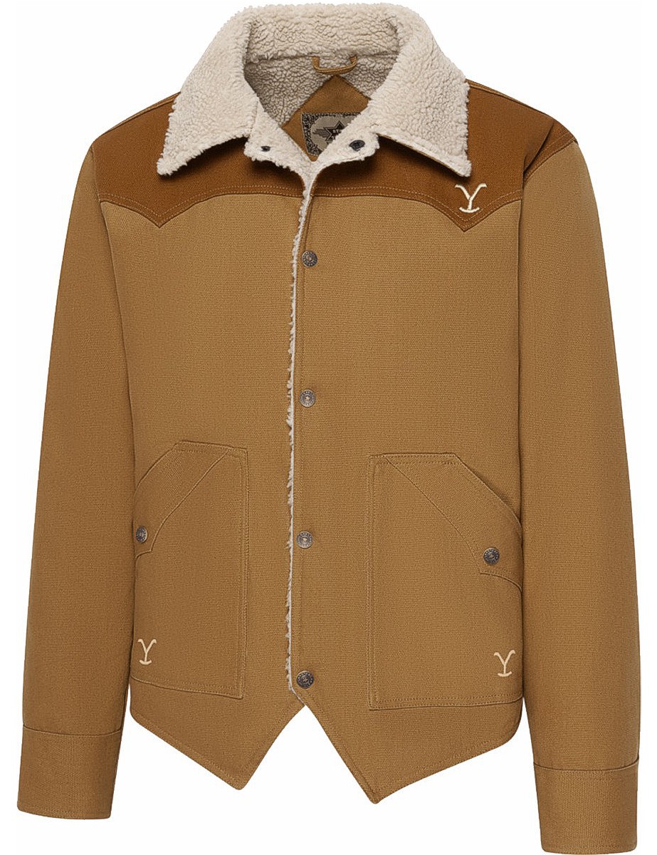 Stars & Stripes YELLOWSTONE Western-Canvasjacke »STAN« Braun