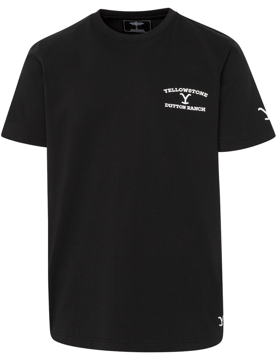 Stars & Stripes T-Shirt YELLOWSTONE »so wild so angry« Schwarz