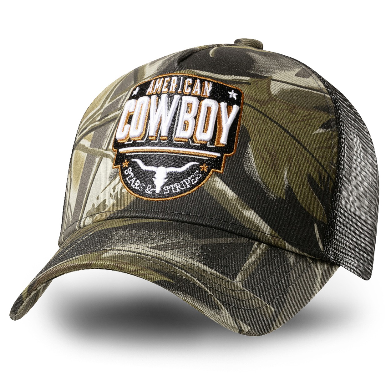 Stars & Stripes Basecap Truckercap Cap »AMERICAN COWBOY«