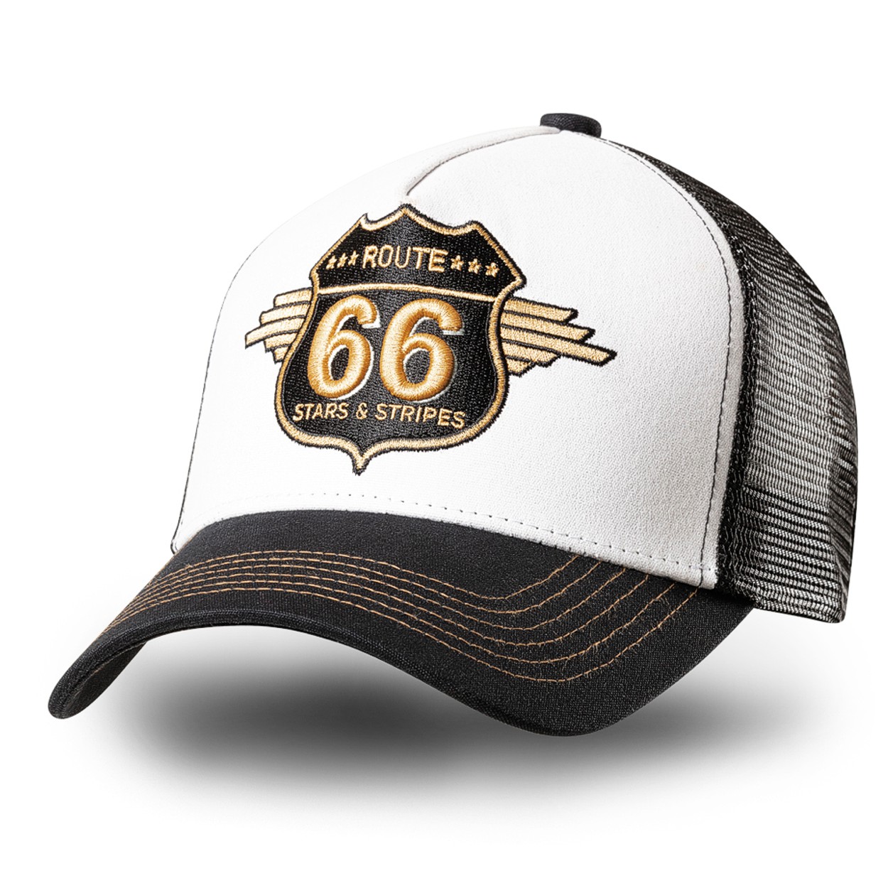 Stars & Stripes Basecap Truckercap Cap »ROUTE 66«