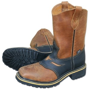Stars & Stripes Herren Stiefel Worker Boots »WB-32« Braun / Schwarz