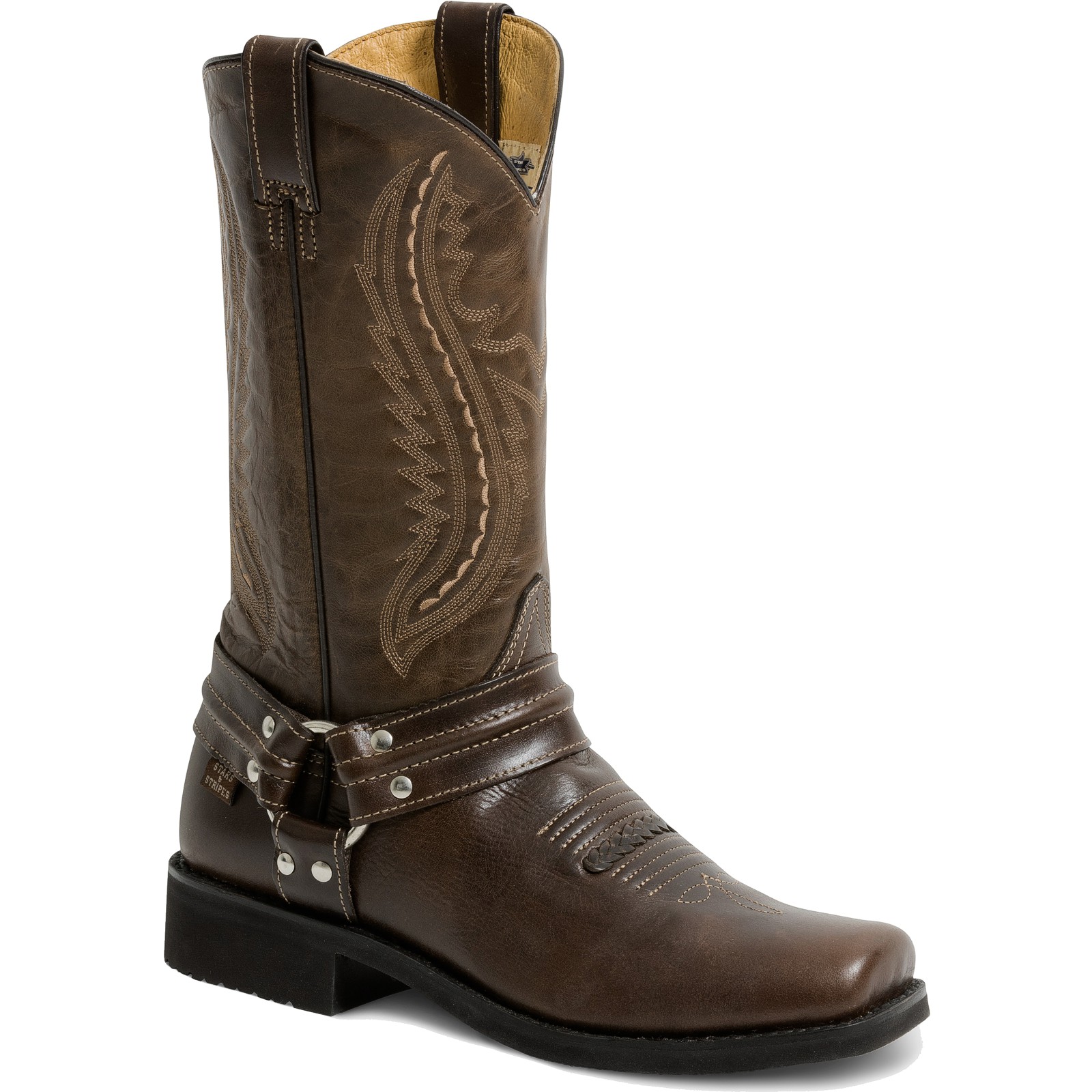 Stars & Stripes Herren Damen Stiefel Western Boots »WB-36« Braun