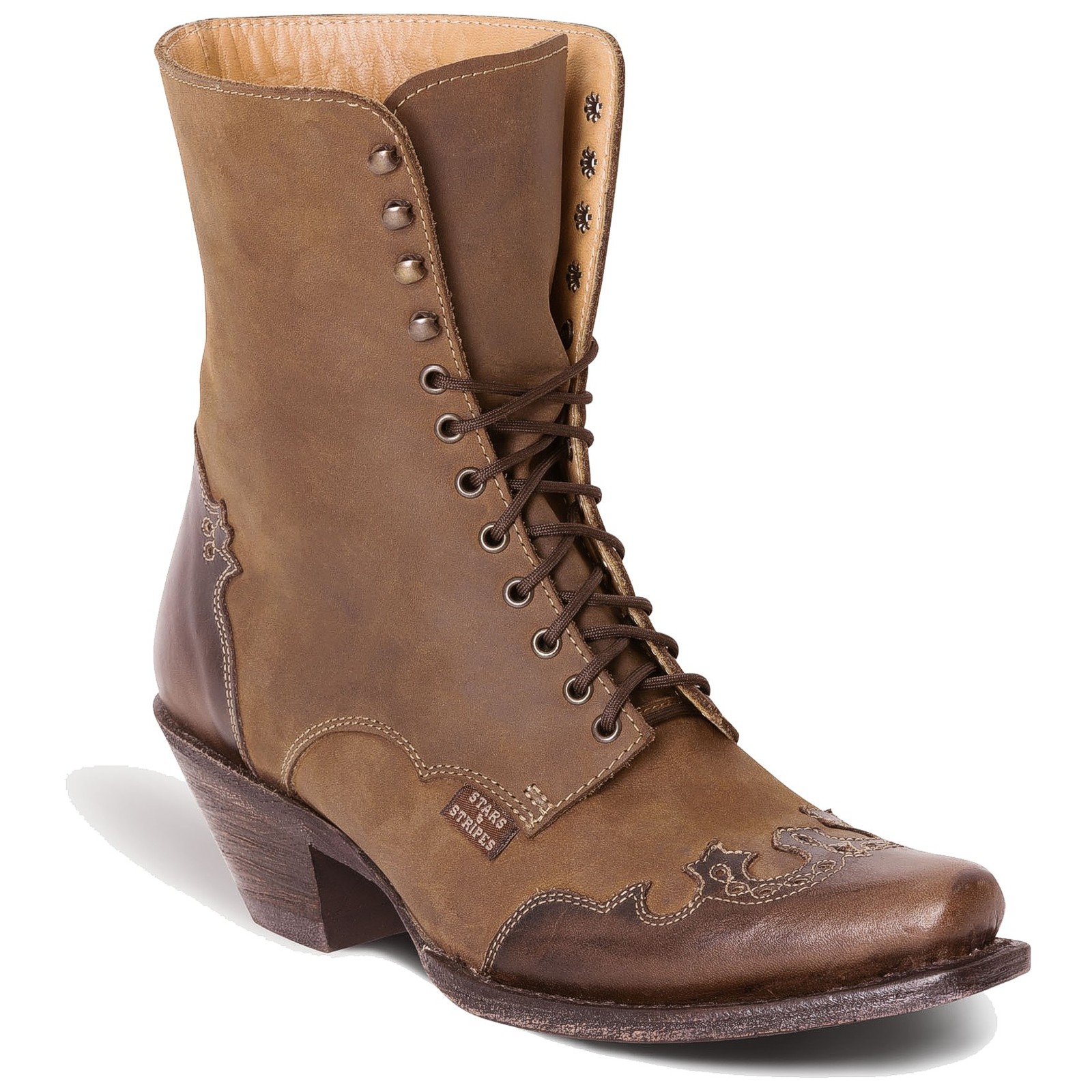 Stars & Stripes Damen Stiefel Western Boots »WBL-31« Braun