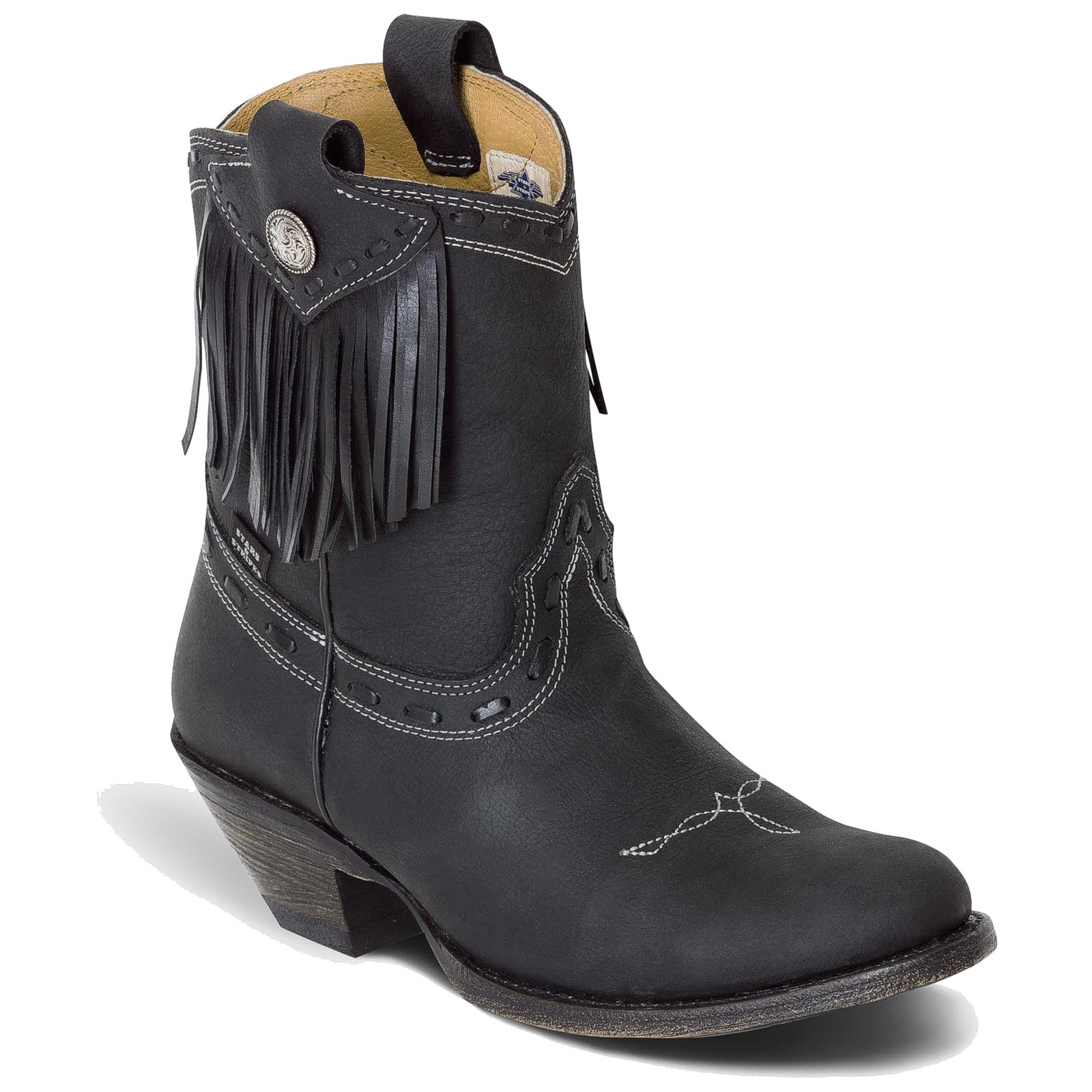 Stars & Stripes Damen Stiefel Western Boots »WBL-32« Schwarz