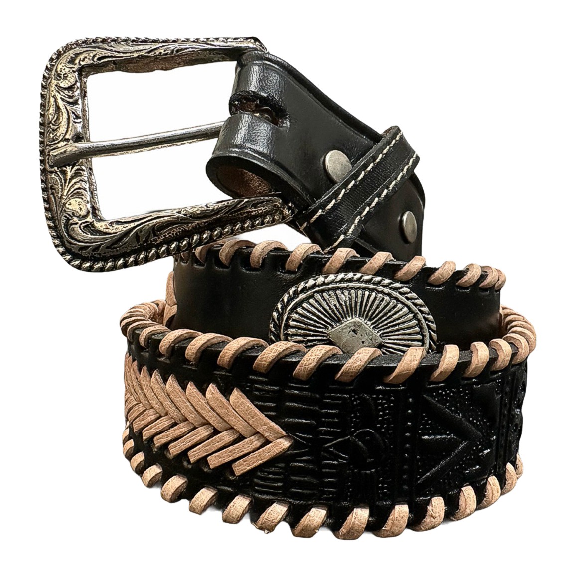 Stars & Stripes Westerngürtel Leder »WG-118«