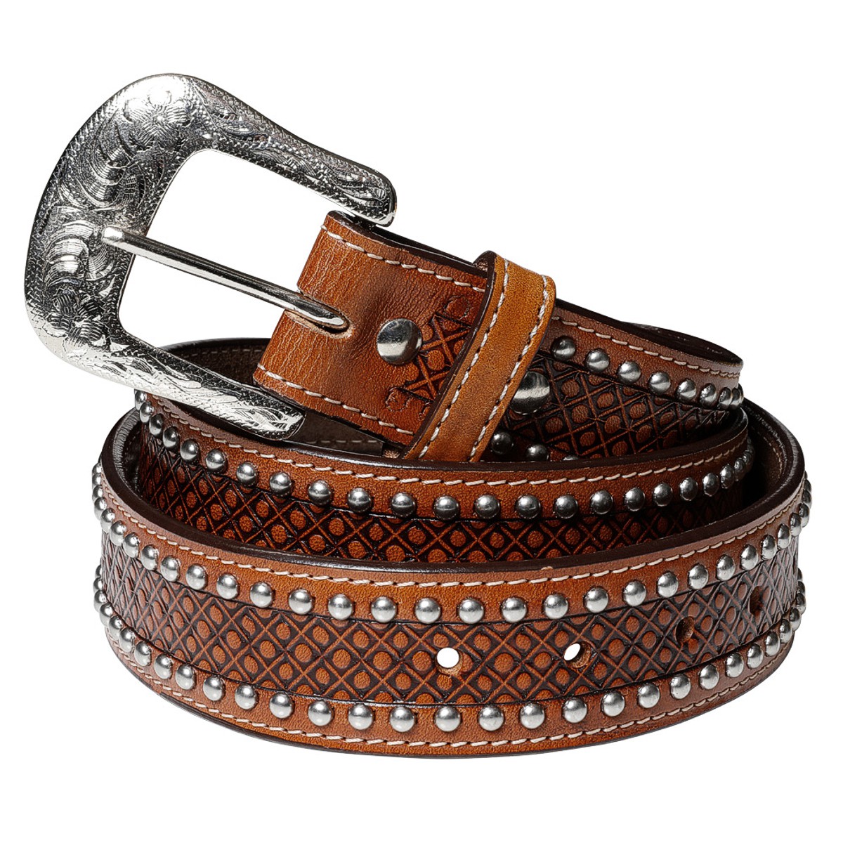 Stars & Stripes Damen Westerngürtel Leder »WG-311«