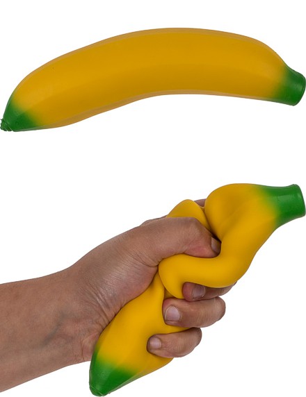 Antistress Quetsch Und Formbare Anti Stress Banane Stress Kneten Ziehen Squeeze Ebay