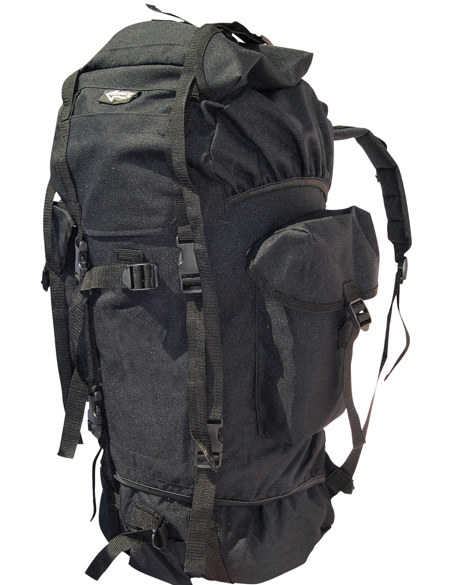 BW Einsatzrucksack Trekking-Rucksack Bundeswehr Wander-Rucksack Schwarz