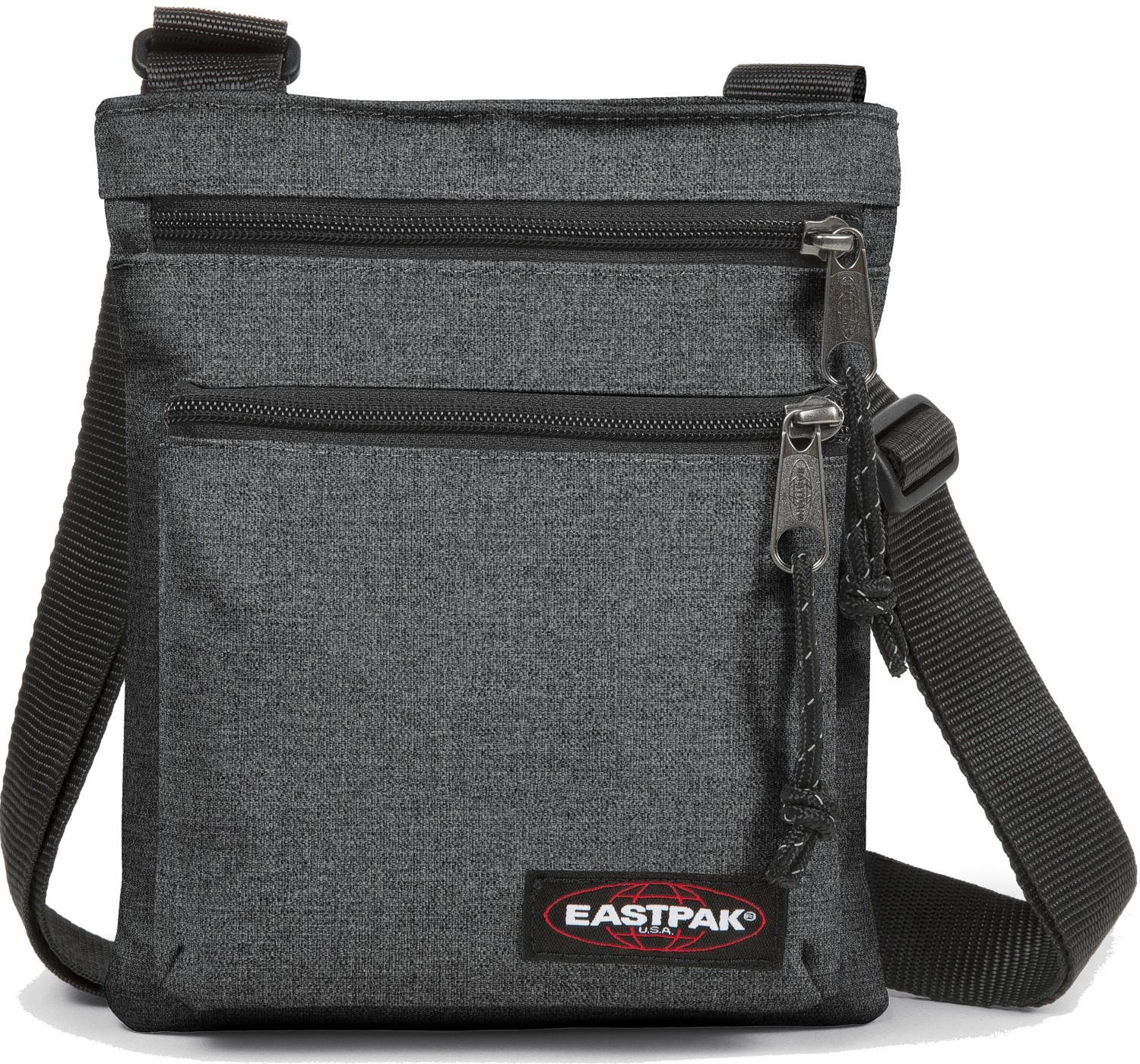 Eastpak Schulter- Umhängetasche »Rusher« Black Denim Grau