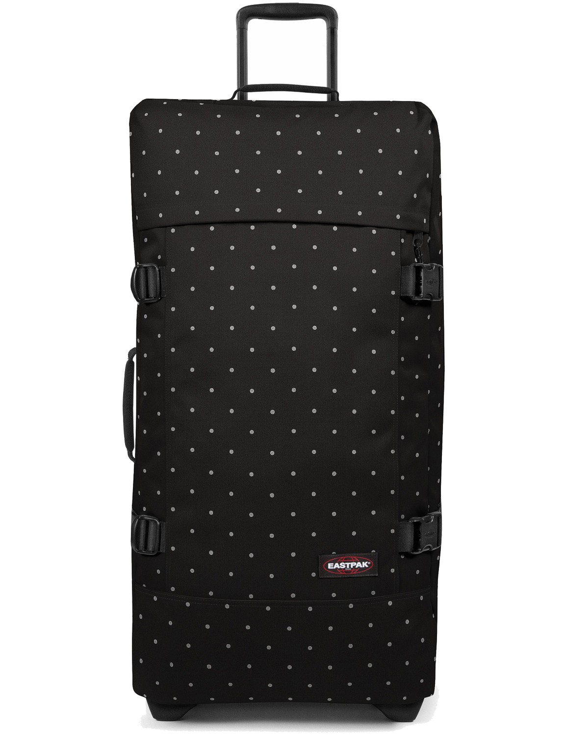 Eastpak Trolley Koffer mit TSA Schloss »Tranverz L« Dots Black Silver